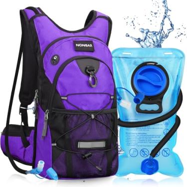 Imagem de NONSAR 3L Hydration Backpack Pack with Water Bladder, Insulated Water Backpack for Women, Men, Kids, Keep Liquids Cool Up to 5 Hours, Daypack for Hiking, Running, Climbing, Rave, Festival
