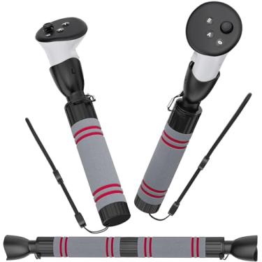 Imagem de Handle Accessories for Met-a Quest 3, TanReginal Gorilla Tag Long Arms for Met-a Quest 3 Controller, Dual Handles Extension VR Sticks Compatible with 0culus Quest 3S for Beat Saber More Games