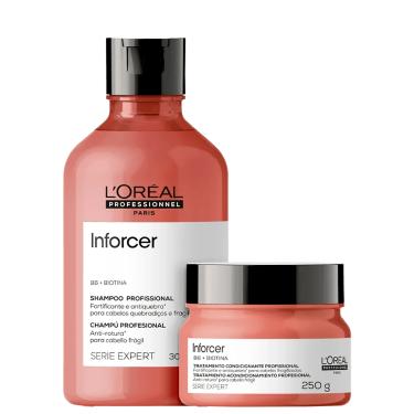 Imagem de Kit Inforcer Shampoo 300ml e Máscara 250ml - L'Oréal