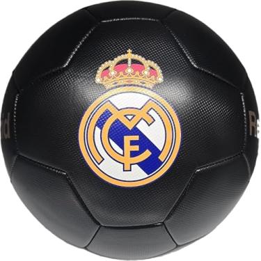 Imagem de Icon Sports Compatível com bola de futebol do Real Madrid, bola de jogador oficialmente licenciada tamanho 4 (tecido brilhante) S grau 02