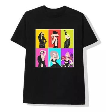 Imagem de Camiseta Cantora Internacional Lady Gaga Camisa Unissex - Loja Dinka, 