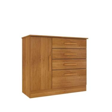 Imagem de Cômoda moderna para quarto de casal - Chicago-Cinamomo - Tcil Móveis