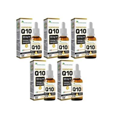 Imagem de Kit 5x CoenzimaQ10 Ubiquinona 100ml Flora Nativa do Brasil