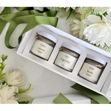 Imagem de 10 Caixas para Kit 03 Mini Velas Pote Geleinha Presentes Embalagens 40ml