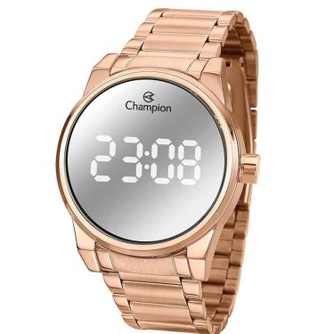 Imagem de Relógio Champion Feminino Digital Rosê Espelhado Ch40124m