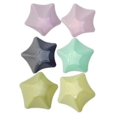 Imagem de Kit Forminhas De Cupcake/Muffin em Silicone Estrela 6pçs - Cosy
