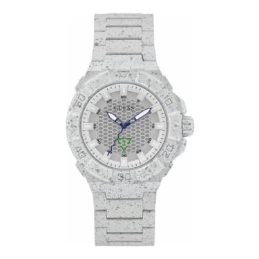 Imagem de GUESS Relógio analógico masculino branco US, Branco