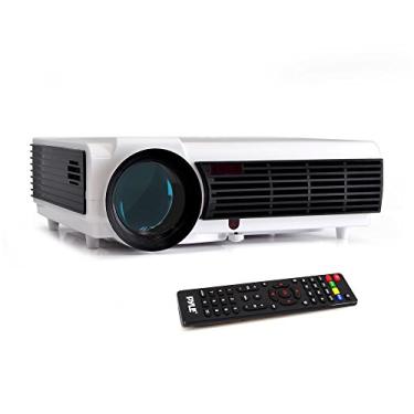 Imagem de Projetor de vídeo Pyle 1080p Full HD profissional de projeção de cinema para casa, arquivo multimídia digital, apresentação de imagem com ajuste de teclas e suporta USB e HDMI para TV, computador e laptop (PRJD903)