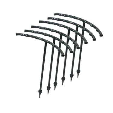 Imagem de IEUDNS 6 peças de suportes para plantas, suportes para jardim, gaiolas para plantas para treliças Schlumbergera, plantas externas, hortênsias, 14cmx15cm