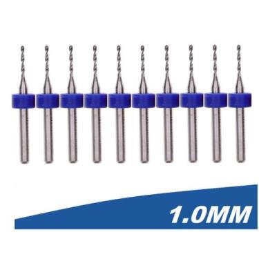 Imagem de 10 Brocas Micro Usinagem Router Cnc Pcb Pci 1.0mm - Importado