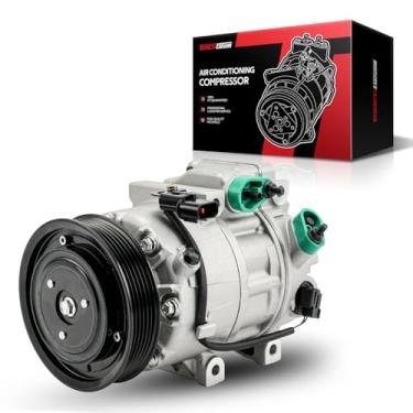 Imagem de Torchbeam Compressor AC 198377, compressor de ar condicionado automotivo compatível com Santa Fe Sport 2013 2014 2015 2016 2017 2018, para Sorento 2012 2013 2014 2,4L