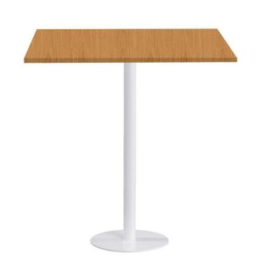 Imagem de Mesa Pisa Beta Bistrô Fratini 107,50cm (A) Disco Redondo Branco Tampo 