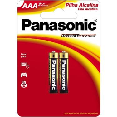 Imagem de Pilha Alcalina Panasonic Aaa Palito 2 Un
