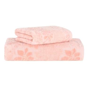 Imagem de Jogo de Toalhas Buddemeyer Lollipop Gigante Rosa 2 Peças