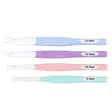 Imagem de Generic Kit de Agulha de crochê, Ganchos de crochê Multicolor (4 ganchos de crochê + marcadores de costura #11)