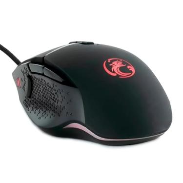 Imagem de Mouse Gamer Óptico USB com Fio, LED RGB, 8 Botões Programáveis, 7200 DPI