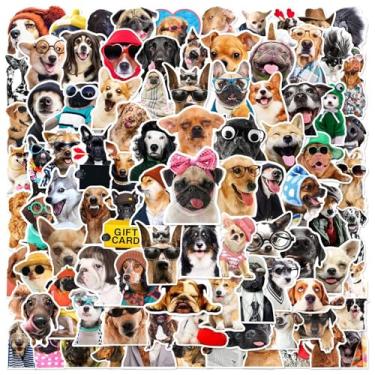 Imagem de 100 adesivos engraçados de meme de cachorro engraçados para laptop, garrafas de água, skate, bagagem, computador, brinquedo, telefone, presentes para crianças, meninas, adolescentes (Cão engraçado 100