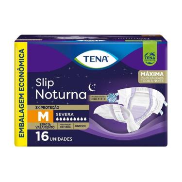 Imagem de Fralda Geriátrica Tena Slip Noturna M 16 Unidades