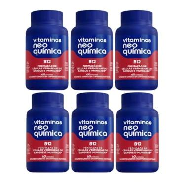 Imagem de Kit 6 Vitamina B12 60 Comprimidos Mastigáveis - Neo Quimicaa