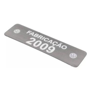 Imagem de Adesivo Etiqueta Ano Fabricação Compatível Volkswagen 2009 - SPTS