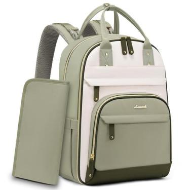 Imagem de Mochila para fraldas LOVEVOOK grande à prova d'água com trocador