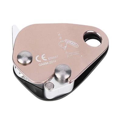 Imagem de Escalada Corda Rolha Descender Self Braking Stop Gear Alumínio Alta Resistência Montanhismo Rock Climbing Rapel Equipamento de Segurança 3,5x3x1,2 polegadas
