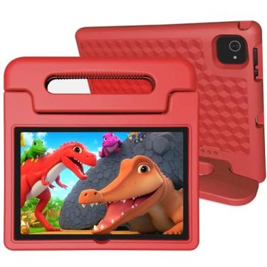 Imagem de Tablet para crianças de 3 a 12 anos 10,1 polegadas, Android 14 6000 mAh, 8 GB de RAM + 64 GB de ROM (expansível para tablet infantil de 1 TB, WiFi6, Google Kids Space, controle parental, tela 1280 x