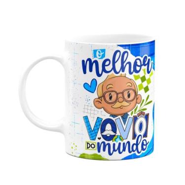 Imagem de Caneca dos Avós Cartoon - O melhor vovô do mundo - M5 - JPS INFO