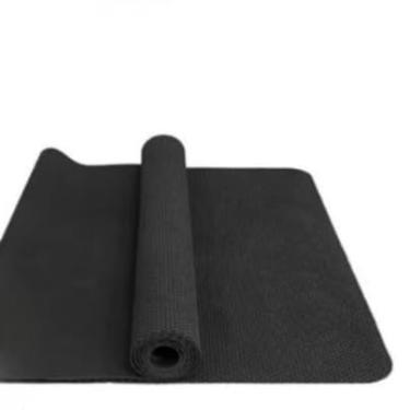 Imagem de Tatame Esteira Yoga 10mm Exercícios Físicos Tapete Colchonete Eva-Adequado para home treinos com almofadas(Preto)