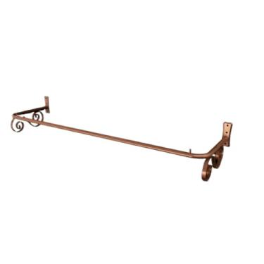 Imagem de Arara de Parede Vintage 1,00 Metro Organização de Quartos Closets Armários e Loja (Rose)