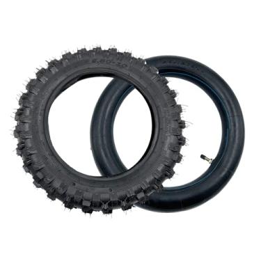 Imagem de Menmseun Conjunto de pneu off-road e tubo interno de 2,5-10 polegadas - a maioria dos pneus de bicicleta de sujeira de 49 cc, 50 cc, 70 cc, conjunto de 1
