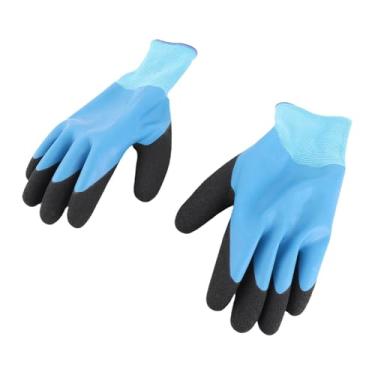 Imagem de 1 par de Luvas Isoladas à Prova d'água, Luvas de Trabalho Isoladas de 400V, Luvas de Eletricista, Luvas Isoladas de Borracha para Manutenção Elétrica