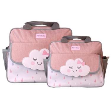 Imagem de Kit Bolsas Maternidade Mave Baby Sleepy Cloud, Rosa