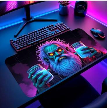 Imagem de Mouse Pad Gamer Premium Alquimia Neon 2 90x40