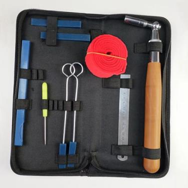 Imagem de Conjunto de 10 ferramentas de afinação de piano chave de afinação, martelo de afinação,ferramenta de reparo de teclado,ideal para iniciantes e afinadores profissionais