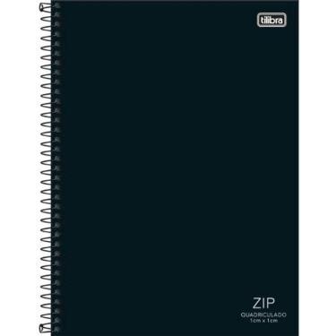 Imagem de Caderno Univ. Quadriculado 80 Folhas ZIP Preto - Tilibra