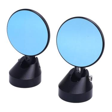 Imagem de Zerodis Espelho Lateral do Guidão Traseiro 2 PC Visão Transparente de CNC Robusta para Sprints First 50 150 50 150 GTS150 250 300 2013 No Espelho 2024 do Guidão na Motocicleta Motocicleta (Preto)