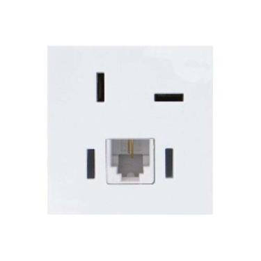 Imagem de Tomada Telefone Padrão Telebrás Modular - Mectronic - Sku 8235