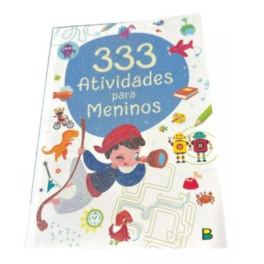 Imagem de Livro Infantil 333 Atividades Para Meninos Jogos E Desenhos