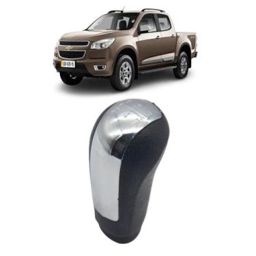 Imagem de Manopla Câmbio Bola S-10 12-18 Preta 5 Marchas PVC ABS - NAT