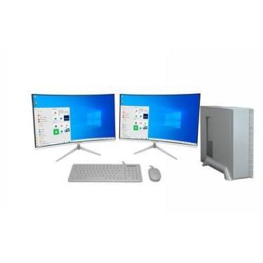 Imagem de Computador PC Estação De Trabalho 2 Monitor 23" Intel Core I7 16gb Ram SSD 960gb