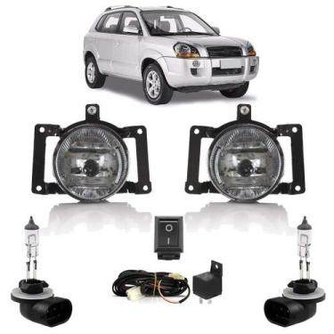 Imagem de Kit Milha Completo Tucson 2006 A 2016 + Lâmpadas H27 - Automotive Impo
