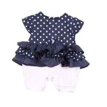 Imagem de Macacão Curto para Bebê Verão Liz Marinho 02 peças - Happy Baby, G