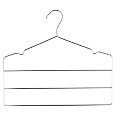 Imagem de Cabide Triplo Arthi para Calça Cromado