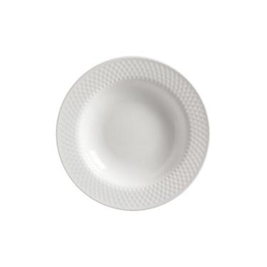 Imagem de Conjunto com 6 Pratos Fundo Split White Ø25cm - Alleanza Cerâmica