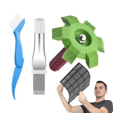 Imagem de Rrlihjgu Escova De Limpeza Para Bobinas AC - Pente para Aletas do Condensador de Ar Condicionado,Escova de Limpeza Ferramenta de Reparo Acessórios Domésticos para Garagem Oficina Casa Quarto