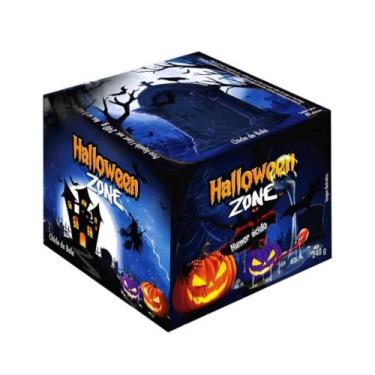 Imagem de Caixa Chiclete Halloween Zone Com 40 unidade Sabor Morango - sukest