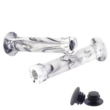 Imagem de Guiador de bicicleta Guiador de bicicleta de downhill freestyle (BRANCO RAJADA)