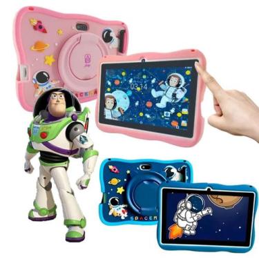 Imagem de Tablet Infantil Educativo Com Livro de Colorir Presente Para Menina Br