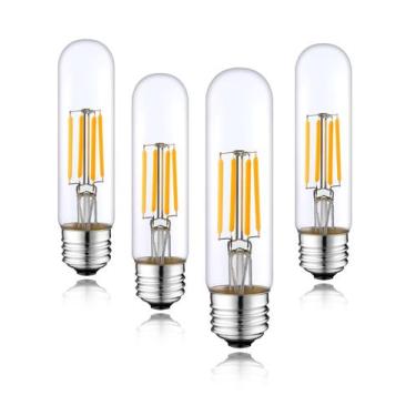 Imagem de Lâmpada LED Hunanaote si T10 6W 2700K 600ml Vintage Edison, pacote com